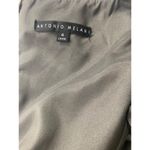 Antonio Melani  Grey Peplum Sheath Dress Size 4 Polyester Viscose Blend Photo 3