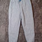 Athleta Retreat linen high waisted women's jogger cambray blue size 6 Photo 1
