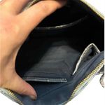 Liz Claiborne  Vintage denim blue monogram Cross Body Shoulder bag Photo 7