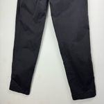 American Eagle Womens Tapered Pants Trousers Sz 4 LONG Belted Tie Waist Photo 12