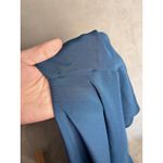 Eileen Fisher Tencel Viscose Crepe Shift Dress Short Sleeve Small Blue Photo 5