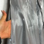 Nina  Nischelle Stunning Shimmering Silver Dress SZ 10 Photo 4