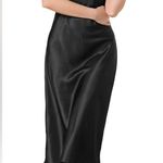 Cheibear Satin Pajama Dress Camisole Midi Nightdress V Photo 8