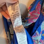 Marciano  Blue and Pink Floral Maxi Dress Photo 9