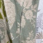 Saturday Sunday Anthropologie Hooded Tunic Dress M Green Floral Jacquard Knit Size M Photo 3