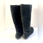 Carlos Santana  Tall Black Suede Artista Boots, size 8 Photo 3