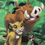 Disney The Lion King Sweatshirt Pullover Crewneck Gray size Medium Photo 4