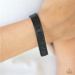 Paparazzi Life is Tough Black Bracelet (6) Photo 1