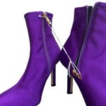 Good American Mardi Gras Purple Sock Boots Photo 3