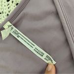 Free People  Deep V Neck Long Sleeve Bodysuit Purple (XSmall) Photo 5