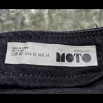 Topshop Lace-Up Denim Skirt Photo 4