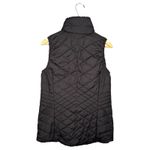 The North Face Reversible Vest Womens Medium Black Quilted Faux Fur Puffer Fuzzy Photo 3