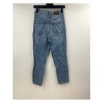 Madewell  Button Fly Mom Jean Light Wash Distressed Size 23 Photo 6