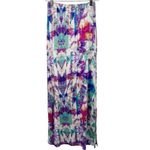 Urban Outfitters Abstract Colorful Geometric Printed Boho High Waisted Maxi Skirt Side Slit Photo 18