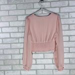 Wilfred Aritzia  Wistful Blouse in Coral Blush Size S Photo 10