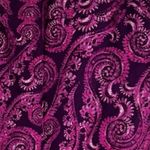 Merona Purple Abstract Stretch Skirt Size 12 Photo 4