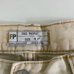 Free People  Butter Yellow Denim Shorts Photo 2