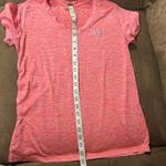 Under Armour women’s Tech V-neck Twist Short Sleeve Shirt pink/red size S Photo 4