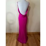 Katie May Damn Gina Low Back Gown dress in electric pink Photo 3