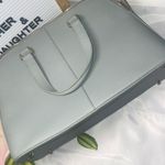 DKNY  WOMEN Baby Blue DOUBLE ZIPPER CROSSBODY PURSE/BAG~BRYANT PARK SAFFIANO LTHR Photo 10