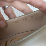 Gucci  Sylvie Loafer Pumps Tan Leather Mid-Heel Chain Web Stripe Women's EU 40 Photo 10