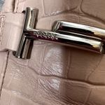 Tod's Tod’s Double T Croc-Embossed Leather Loafers Photo 5