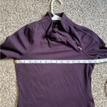 Yogalicious 🦋  Purple Long Sleeve Quarter Zip Workout Top Athletic Athleisure XS Photo 5
