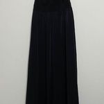 EXPRESS Black Halter Top Long Dress with high slit Photo 7