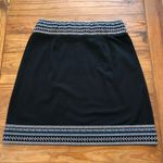J.Jill  Cotton Knit Embroidered Skirt XSP Photo 6