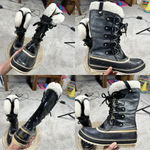 Sorel Women’s Joan of Arctic Genuine Shearling Leather Mid-Calf Holiday Boot 9.5 Photo 13