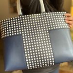 Tory Burch Authentic  T-Block leather Tote/lg zip wristlet Photo 10