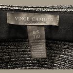 Vince Camuto Black White Woven Fedora Hat One Size Wide Brim Sun Photo 6