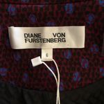 Diane Von Furstenberg DVF  NWT Bien Graphic Print Double Breasted Blazer Size 6 Photo 6