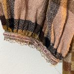 ZARA Long Sleeve Plaid Midi Dress Photo 4