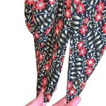 Ny Collection Womens Tunic Top Blouse Shirt Floral Print Chiffon Black Red 2X Photo 13