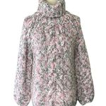 POL Chunky Knit Turtleneck Sweater - Pink and Gray Photo 4