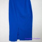 Dress the Population New!  Tiffany One Shoulder Midi Dress Electric Blue, size S‎ Photo 12