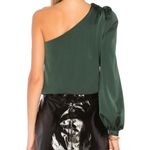 Lovers + Friends  Fuchsia One Shoulder Blouse Photo 6