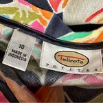 Talbots Tropical Pencil Skirt Faux Wrap Maximalist Bold Bloomcore Cotton Summer Photo 3