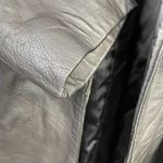 The Limited Vintage Y2K 90s Slouchy Oversized Open Black Leather Jacket womens M Photo 4