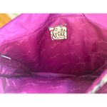 Vera Bradley Frill  Purple Black Floral Vinyl Coated Messenger School Bag Photo 8