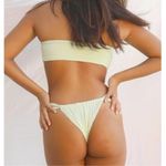 Stone Fox Swim NEW NWT  bikini set Bijou Bottom + Lele Top aloe wash light green Photo 3