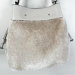 Kate Spade Marti Faux Shearling Bucket Bag Purse Tan Neutral Photo 2