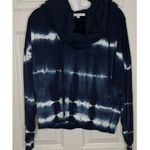 Young Fabulous and Broke  Piper Blue Tie Dye Cowl Neck Hoodie Large Photo 1