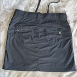 REI Mini Skirt Womens Size 2
Lightweight Embroidered Gray Pockets Black Photo 4
