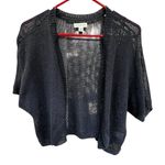 Croft & Barrow  Navy Open-Front Shrug Photo 0