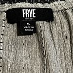 Frye Womens small Textured Long Sleeve Peasant Blouse Photo 6