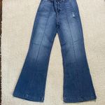 Cello  Medium Blue Flare Jeans Photo 8