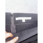 Veronica Beard ‎ scuba pants front seam leg slit black 2 Back Zip Slim Fit Photo 3