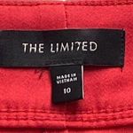 The Limited  Scalloped Red Beach Pockets Summer Cotton Shorts ~ Womens Size 10 Photo 2